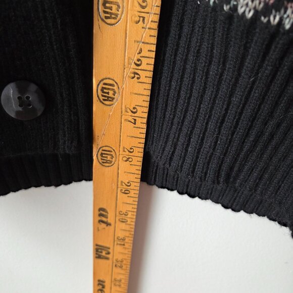 EUC VINTAGE LONDON FOG DEEP V NECK BUTTONED OVERSIZED CARDIGAN SWEATER SIZE XLT - Picture 16 of 16